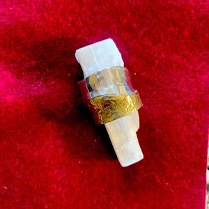 Beautiful brass/silver ring